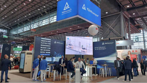 TÜV Rheinland Messestand auf der Flotte