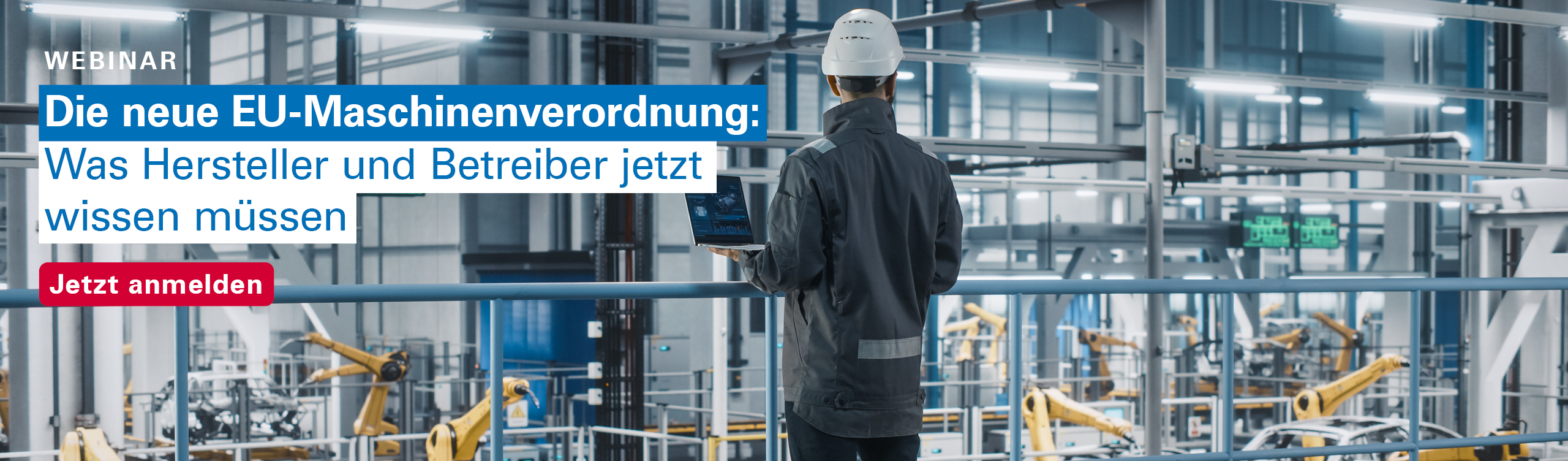 Webinar für neue EU-Maschinenverordnung