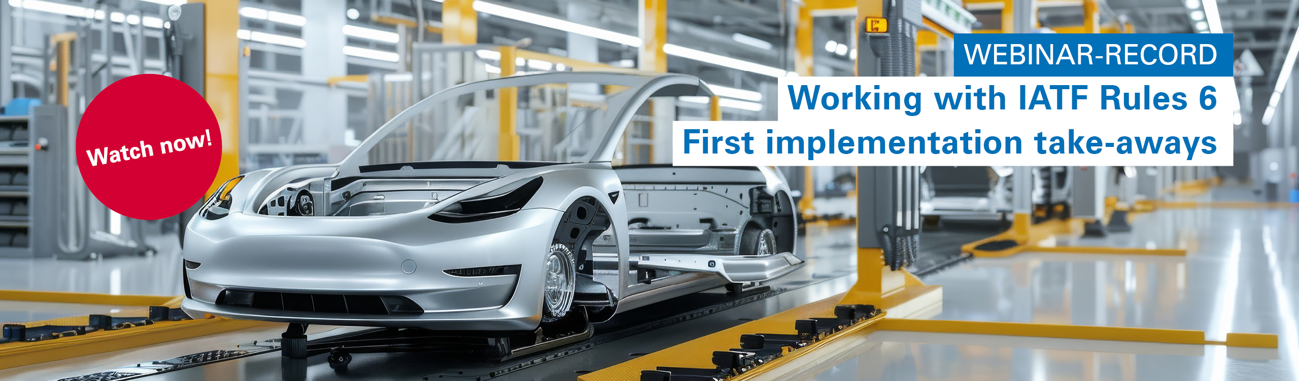  Modern automotive assembly line showcasing quality manufacturing processes and IATF compliance standards