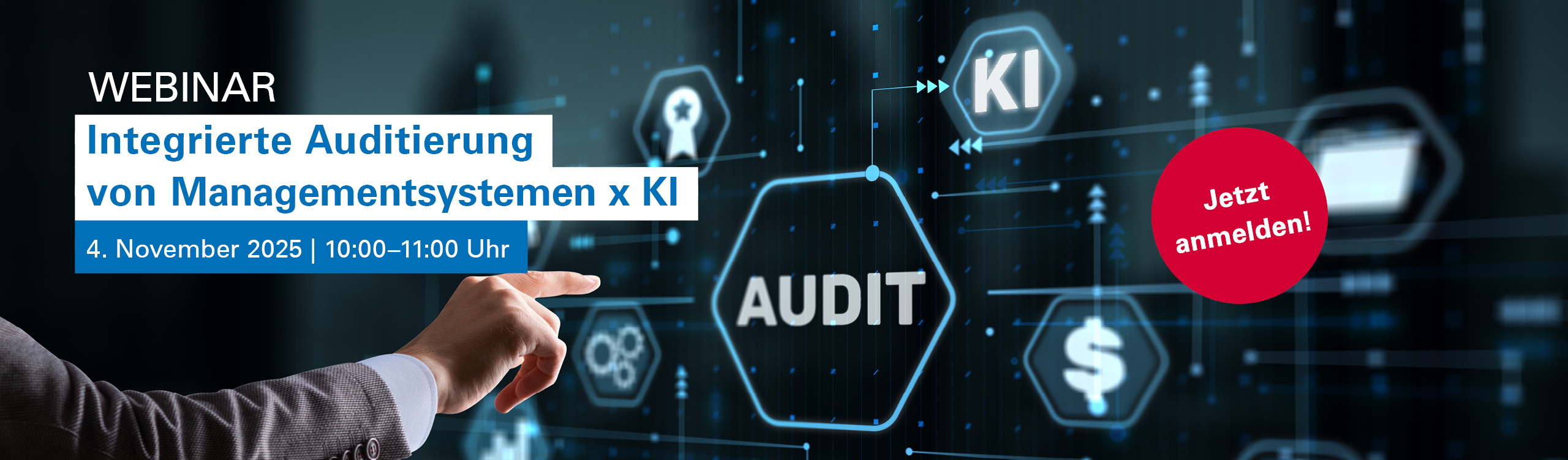 Webinar „Integrierte Auditierung von Managementsystem x KI“